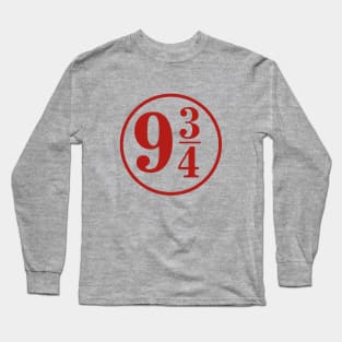 9 3/4 - A number and a fraction Long Sleeve T-Shirt